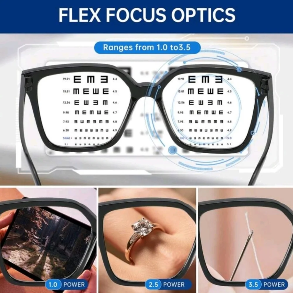 NEW Tan Oversize Fashion Transitional Reading (1.00) Glasses